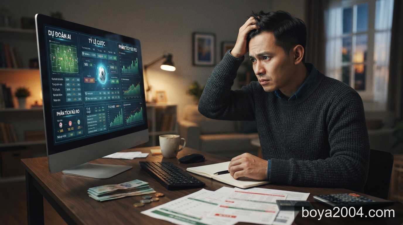 Giải mã 'Bẫy AI' trong dự đoán cá cược: Tại sao thuật toán không thể thay thế tư duy quản lý vốn